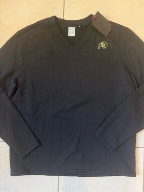 Colorado Buffaloes NCAA Men’s Antigua V Neck Sweatshirt